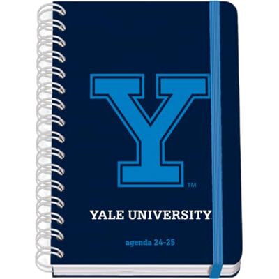DOHE Skolplanerare 2024 2025 Vecka Vista, A5-storlek (15 x 21 cm), stängning av ringar och gummi, spanska och engelska, 4 sidor, september till juni, skolmaterial Yale University Navy DOHE Skolplanerare 2024 2025 Vecka Vista, A5-storlek (15 x 21 cm), stängning av ringar och gummi, spanska och engelska, 4 sidor, september till juni, skolmaterial Yale University Navy