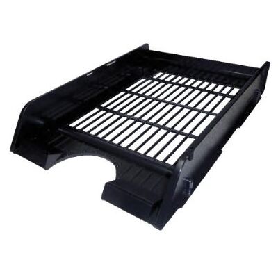 Arda A4 Stackbar Grid Fack, Svart Färg Arda A4 Stackbar Grid Fack, Svart Färg