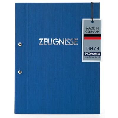 goldbuch 36003– Certifikatmapp Colours, certifikatmapp DIN A4, dokumentmapp med skruvlock och 12 genomskinliga fickor, utbyggbar mapp, pärm i linneutseende, orgamapp, blå, 31 x 24 cm goldbuch 36003– Certifikatmapp Colours, certifikatmapp DIN A4, dokumentmapp med skruvlock och 12 genomskinliga fickor, utbyggbar mapp, pärm i linneutseende, orgamapp, blå, 31 x 24 cm