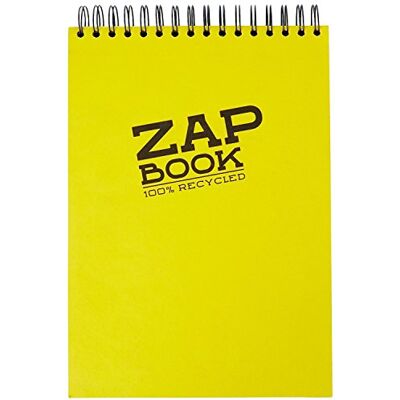 Clairefontaine 8356C Återvunnen Zap Book, A4, 80 g, 160 Sidor Slumpmässigt färgskydd Clairefontaine 8356C Återvunnen Zap Book, A4, 80 g, 160 Sidor Slumpmässigt färgskydd
