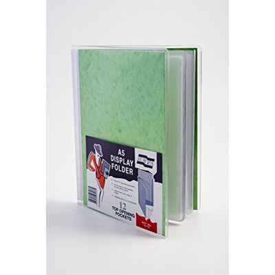 Exacompta – Ref 3176Z – Europa – premium PVC-displaymapp, lämplig för A5, 230 x 184 mm, 300 mikron fläckig pressbräda i PVC-fickor, klar svetsad rygg, 12 fickor Exacompta – Ref 3176Z – Europa – premium PVC-displaymapp, lämplig för A5, 230 x 184 mm, 300 mikron fläckig pressbräda i PVC-fickor, klar svetsad rygg, 12 fickor