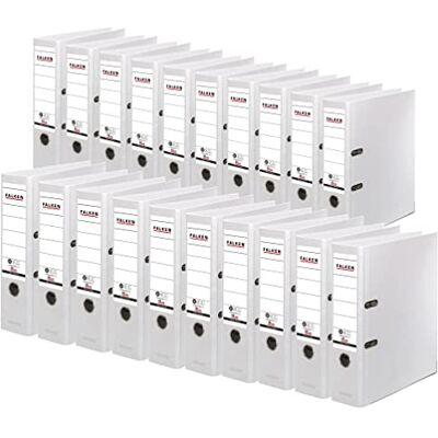 FALKEN Original 20-pack Recycolor miljömapp Eco. Tillverkat i Tyskland. Färgat pappersöverdrag utomhus 8 cm bred DIN A4 vit ringpärm mapp brevmapp CO2-neutral blå ängel FALKEN Original 20-pack Recycolor miljömapp Eco. Tillverkat i Tyskland. Färgat pappersöverdrag utomhus 8 cm bred DIN A4 vit ringpärm mapp brevmapp CO2-neutral blå ängel