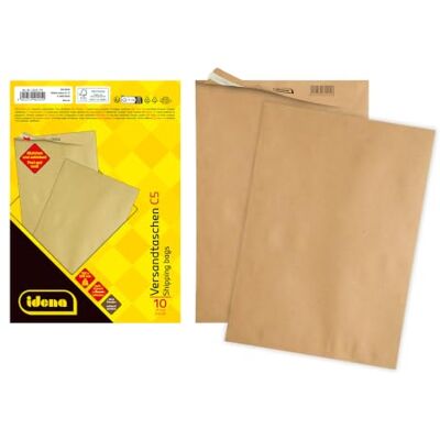 Idena 10225 Kuvert Brun C5, 162 x 229 mm, Paket med 10 Idena 10225 Kuvert Brun C5, 162 x 229 mm, Paket med 10