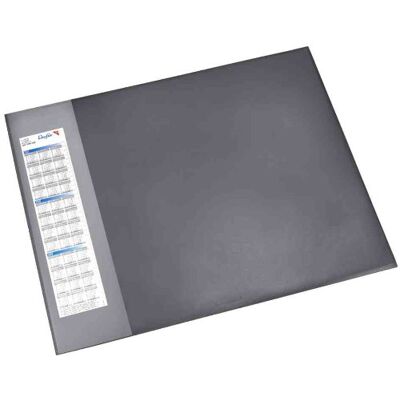 Läufer Löufer 41656 Durella D1 skrivbordsunderlägg med transparent sidostöd och kalender, 52 x 65 cm, svart, halkfritt skrivbordsunderlägg Läufer Löufer 41656 Durella D1 skrivbordsunderlägg med transparent sidostöd och kalender, 52 x 65 cm, svart, halkfritt skrivbordsunderlägg