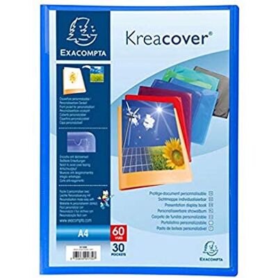 Exacompta Porte vues prolypropylene semi rigide krea cover opaque 60 vues a4 Exacompta Porte vues prolypropylene semi rigide krea cover opaque 60 vues a4