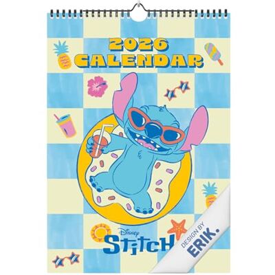 Grupo Erik A3 Wall Calendar 2026 Disney Stitch Calendar 2026 Month To View A3 Wall Planner, Family Planner Monthly Lilo And Stitch Gifts For Friends, Disney Gifts Under 10 Pounds Grupo Erik A3 Wall Calendar 2026 Disney Stitch Calendar 2026 Month To View A3 Wall Planner, Family Planner Monthly Lilo And Stitch Gifts For Friends, Disney Gifts Under 10 Pounds