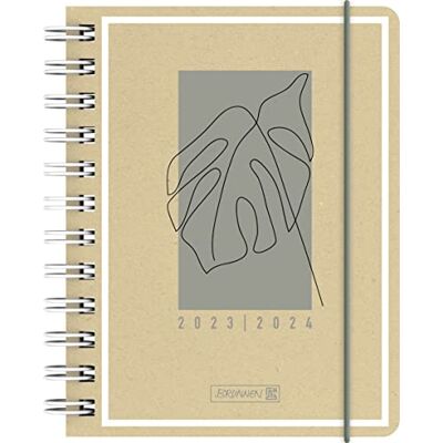BRUNNEN Dagkalender "Jungle Leaf" 2023/2024 A6 natur 1 sida = 1 dag, lör + så på en sida BRUNNEN Dagkalender "Jungle Leaf" 2023/2024 A6 natur 1 sida = 1 dag, lör + så på en sida
