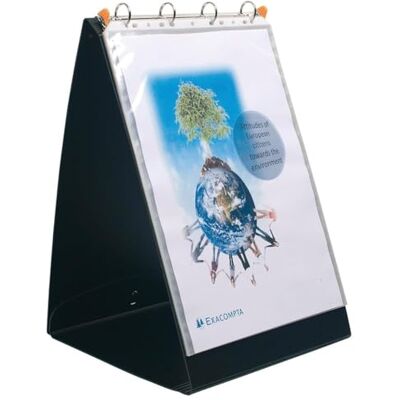 Exacompta Classeur de presentation exashow 4 anneaux 30mm exactive a3 Exacompta Classeur de presentation exashow 4 anneaux 30mm exactive a3