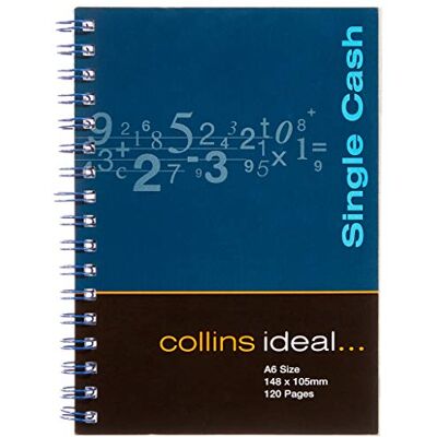 Collins Perfekt – A6 Cashbook Wiro enkel kontanter – 120 Pgs – blå – 711 Collins Perfekt – A6 Cashbook Wiro enkel kontanter – 120 Pgs – blå – 711