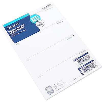 Filofax A5 vecka på två sidor engelsk mellanårsdagbok 21 augusti 22 juli Filofax A5 vecka på två sidor engelsk mellanårsdagbok 21 augusti 22 juli
