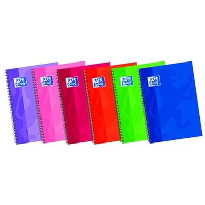 Oxford Classic Pack med 5 extra lock spiral anteckningsböcker, Fº Oxford Classic Pack med 5 extra lock spiral anteckningsböcker, Fº