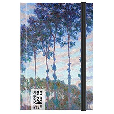 KAOS Daglig agenda 2023-12 månader med planerare M 12 x 18,6 cm För hem, kontor, skola, universitet Styvt omslag, Platt elastisk, Bokmärke, rundade hörn Monet Poplar KAOS Daglig agenda 2023-12 månader med planerare M 12 x 18,6 cm För hem, kontor, skola, universitet Styvt omslag, Platt elastisk, Bokmärke, rundade hörn Monet Poplar