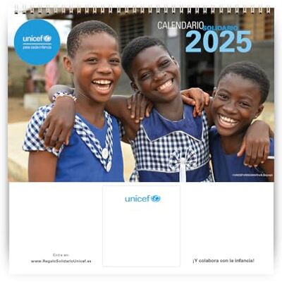 Unicef Kalender 2025, väggkalender, leenden Unicef Kalender 2025, väggkalender, leenden
