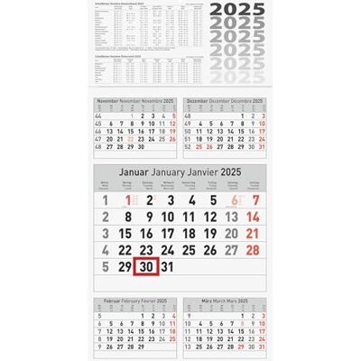 BRUNNEN 5-månaders kalender (2025), 1 ark = 5 månader, 300 × 450 mm BRUNNEN 5-månaders kalender (2025), 1 ark = 5 månader, 300 × 450 mm