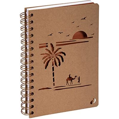 QUO VADIS Anteckningsbok Spiralé Authentik Desert Punkter (prickar) och linjerade sidor 15 x 21 cm vitt Clairefontaine papper fransk tillverkning QUO VADIS Anteckningsbok Spiralé Authentik Desert Punkter (prickar) och linjerade sidor 15 x 21 cm vitt Clairefontaine papper fransk tillverkning