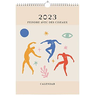 Kokonote Matisse A3 Väggkalender 2023 FSC® 11,7 x 16,5 tum 29,7 x 42 cm 12 månaders planerare A3-kalender 2023 Familjeplanerare kalender 2023 Kokonote Matisse A3 Väggkalender 2023 FSC® 11,7 x 16,5 tum 29,7 x 42 cm 12 månaders planerare A3-kalender 2023 Familjeplanerare kalender 2023
