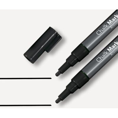 Sigel GL177/12 kritmarkör svart, 24 stycken, rund spets 1–2 mm Sigel GL177/12 kritmarkör svart, 24 stycken, rund spets 1–2 mm