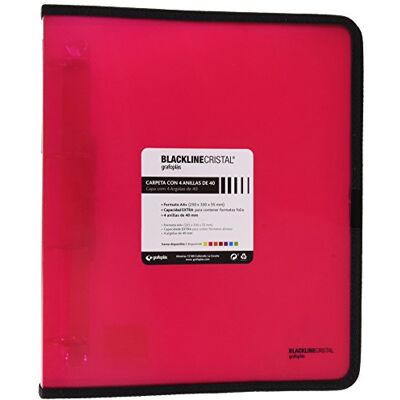Grafoplás Grafoplas 30120654 – mapp med spakmekanik, fuchsia, A4 + Grafoplás Grafoplas 30120654 – mapp med spakmekanik, fuchsia, A4 +
