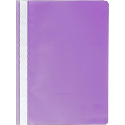 Exacompta Ref 449218B Förpackning med 25 presentationsmappar med lameller PVC-fodral av standardkvalitet etikett i full längd metalllameller lila färg Exacompta Ref 449218B Förpackning med 25 presentationsmappar med lameller PVC-fodral av standardkvalitet etikett i full längd metalllameller lila färg