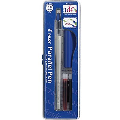 PILOT FP3-60 Parallel 6.0mm Pen (Pack of 1), blue PILOT FP3-60 Parallel 6.0mm Pen (Pack of 1), blue