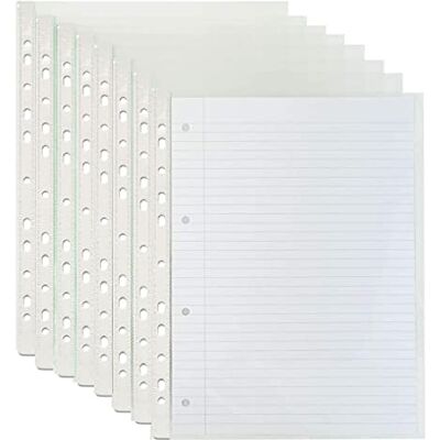 G4GADGET A4 plast värdestansade stansfickor 10-15 ark 30 mikron för mappar arkivering plånböcker omslag (50) G4GADGET A4 plast värdestansade stansfickor 10-15 ark 30 mikron för mappar arkivering plånböcker omslag (50)