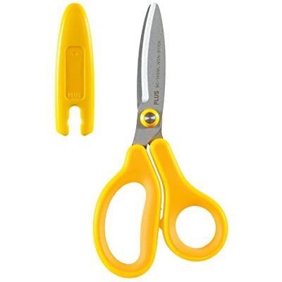 PLUS Japan, Sax Fitcut Curve Kids i gult för vänsterhänta, 1-pack (1 x 1 sax) PLUS Japan, Sax Fitcut Curve Kids i gult för vänsterhänta, 1-pack (1 x 1 sax)