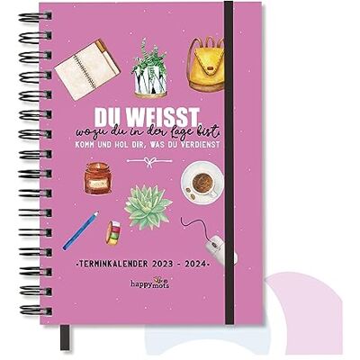 HappyMots Terminplaner 2023 2024 von Wochenplaner A5, Schulplaner Enthält Planer, Kalender und Aufkleber Intervalle: September 2023 Augusti 2024 auf Deutsch HappyMots Terminplaner 2023 2024 von Wochenplaner A5, Schulplaner Enthält Planer, Kalender und Aufkleber Intervalle: September 2023 Augusti 2024 auf Deutsch