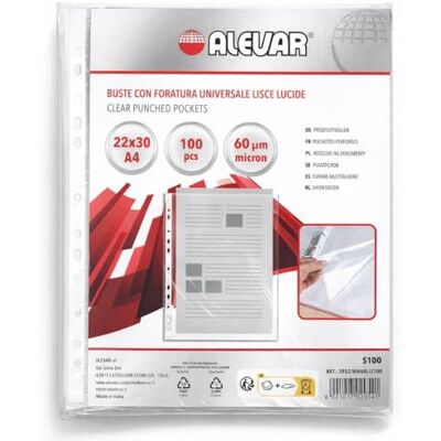 Alevar 2952/WH60LIS100 kuvert, genomskinlig Alevar 2952/WH60LIS100 kuvert, genomskinlig