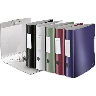 Leitz 11080099 kvalitetsmappstil 5-pack (8 centimeter, sorterad) Leitz 11080099 kvalitetsmappstil 5-pack (8 centimeter, sorterad)