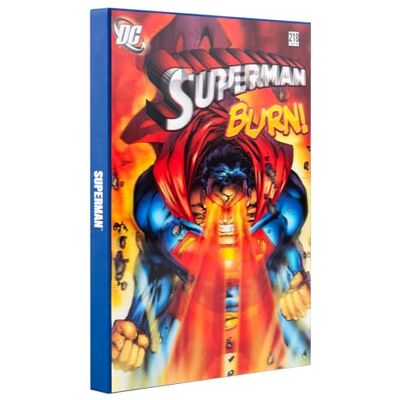 Grupo Erik A5 Notebook Hardback DC Comics Superman Gifts Bullet Journal Dotted Note Book, Dotted Notebook A5 Sketchbook Lenticular 3D Cover Effect Grupo Erik A5 Notebook Hardback DC Comics Superman Gifts Bullet Journal Dotted Note Book, Dotted Notebook A5 Sketchbook Lenticular 3D Cover Effect