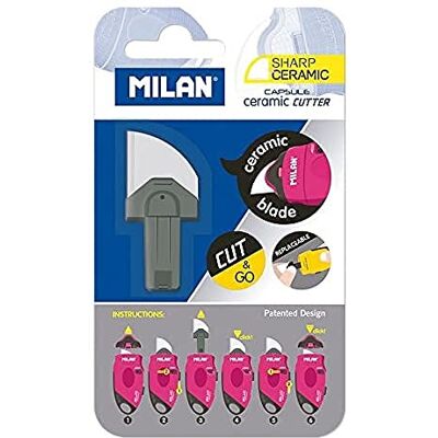 MILAN radergummi, vit, liten MILAN radergummi, vit, liten
