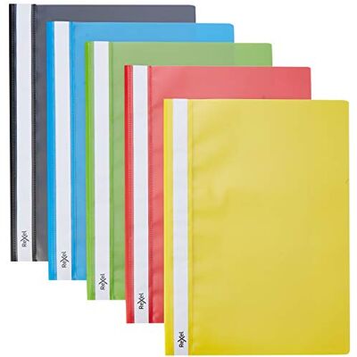 Rexel Choices, 2115641, rapportfil, A4, 160 arkkapacitet, paket med 25, blandade färger Rexel Choices, 2115641, rapportfil, A4, 160 arkkapacitet, paket med 25, blandade färger