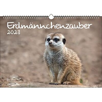 Seelenzauber Jordmans magi DIN A3-kalender för 2023 suligesti, flerfärgad, KN2023-3W-0026-D-0 Seelenzauber Jordmans magi DIN A3-kalender för 2023 suligesti, flerfärgad, KN2023-3W-0026-D-0
