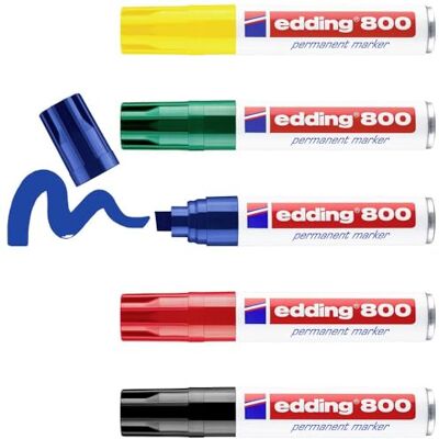 edding 800 permanent markeringsuppsättning (5-pack) edding 800 permanent markeringsuppsättning (5-pack)