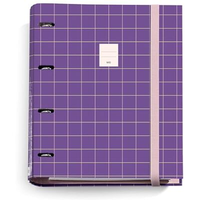 Miquelrius Carpeblock, 4 D-ringsfil med 100 st 5x5mm rutnätsark Refill i 4 olika färger för sortering, inbundna, A4 Mapp med Gummiförslutning Miquelrius Carpeblock, 4 D-ringsfil med 100 st 5x5mm rutnätsark Refill i 4 olika färger för sortering, inbundna, A4 Mapp med Gummiförslutning