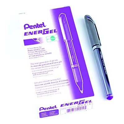 Pentel 0,7 mm Energel Plus rullpenna – violett (paket med 12 pennor) Pentel 0,7 mm Energel Plus rullpenna – violett (paket med 12 pennor)