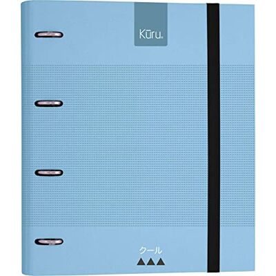 Grafoplás 88103030. 4-rings arkiv med ersättning och gummi, Hårt lock A4, Blå, Separatorer och Reservdelar 100 ark 5x5, Carpebook, Kuru Grafoplás 88103030. 4-rings arkiv med ersättning och gummi, Hårt lock A4, Blå, Separatorer och Reservdelar 100 ark 5x5, Carpebook, Kuru