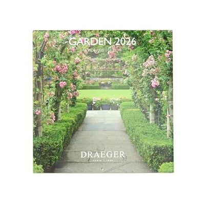 DRAEGER PARIS 1886 Stor väggkalender 28 x 29 cm 2026 trädgårdstema 12 månader FSC-papper avtagbara illustrationer DRAEGER PARIS 1886 Stor väggkalender 28 x 29 cm 2026 trädgårdstema 12 månader FSC-papper avtagbara illustrationer
