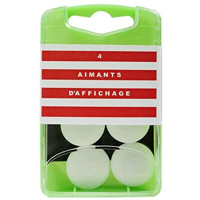 Exacompta Boite de 4 aimants f18-18mm de diametre Exacompta Boite de 4 aimants f18-18mm de diametre