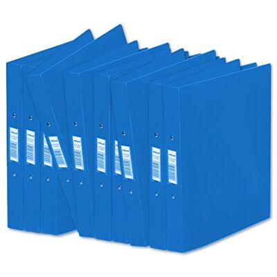 Rexel A4 Budget 2 ringpärmar – blå (paket med 10) Rexel A4 Budget 2 ringpärmar – blå (paket med 10)