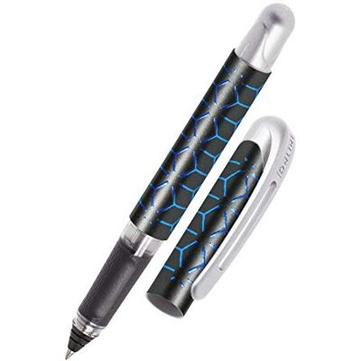 Online bläckpatroner, rollerball College Style Blue, penna för högerhänta och vänsterhänta användare, ergonomiskt handtag, högkvalitativ bläckrulle, standardbläckpatroner, inkl. kombipatron, blå Online bläckpatroner, rollerball College Style Blue, penna för högerhänta och vänsterhänta användare, ergonomiskt handtag, högkvalitativ bläckrulle, standardbläckpatroner, inkl. kombipatron, blå