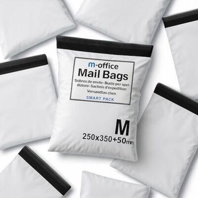 m-office Fraktpåse 100 st M (250 × 350 + 50 mm) – Kuvert Vintepåsar Paketpaket med fraktpåsar Online frakt m-office Fraktpåse 100 st M (250 × 350 + 50 mm) – Kuvert Vintepåsar Paketpaket med fraktpåsar Online frakt