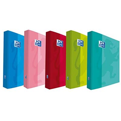 Oxford mapp A4 – 4 ringar 25 mm 5 col Flerfärgade Oxford mapp A4 – 4 ringar 25 mm 5 col Flerfärgade