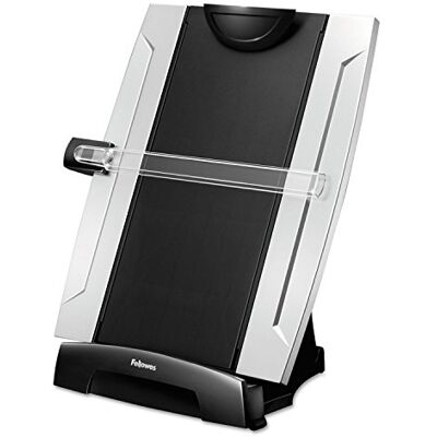 Fellowes Skrivbordskopieringshållare med Memoboard, Svart/Silver, 38 cm x 26 cm x 15 cm Fellowes Skrivbordskopieringshållare med Memoboard, Svart/Silver, 38 cm x 26 cm x 15 cm