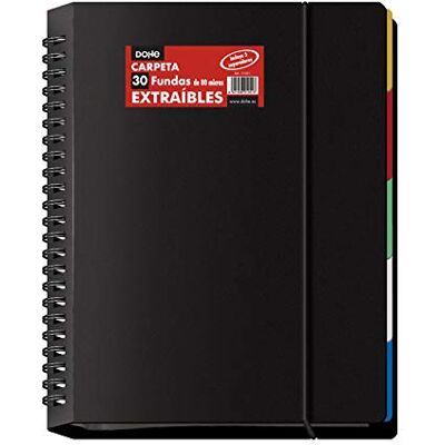 DOHE mapp med 30 avtagbara fodral, extra kvalitet DOHE mapp med 30 avtagbara fodral, extra kvalitet