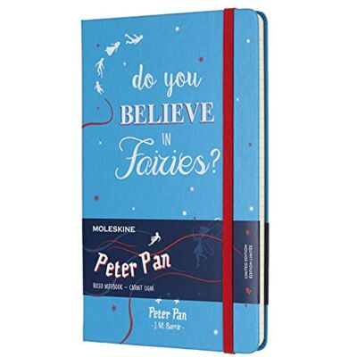 Moleskine LE Notitieboek Peter Pan Large (13x21 cm) Gelinieerd Fairies Malachite Groen Moleskine LE Notitieboek Peter Pan Large (13x21 cm) Gelinieerd Fairies Malachite Groen