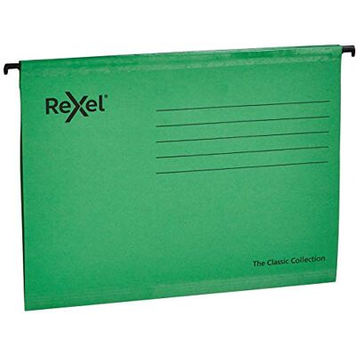Rexel 2115588 klassisk förstärkt A4 upphängningsfil A4 gRÖN Rexel 2115588 klassisk förstärkt A4 upphängningsfil A4 gRÖN
