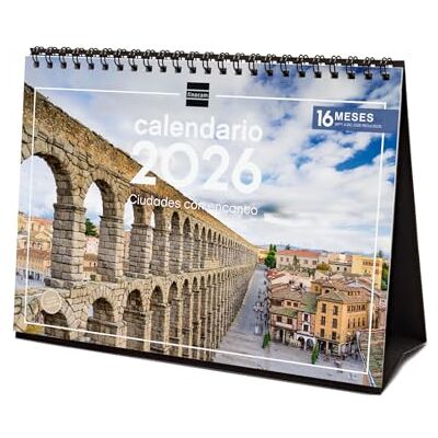 Finocam Skrivbordskalender 2026 månadsvy januari december 2026 + september dec 2025 (4 månader) reducerad Kalender 2026 Bilder Städer Svenska Finocam Skrivbordskalender 2026 månadsvy januari december 2026 + september dec 2025 (4 månader) reducerad Kalender 2026 Bilder Städer Svenska