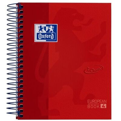 Oxford Cahier … spirale European Book Touch, A6, quadrill' Oxford Cahier … spirale European Book Touch, A6, quadrill'