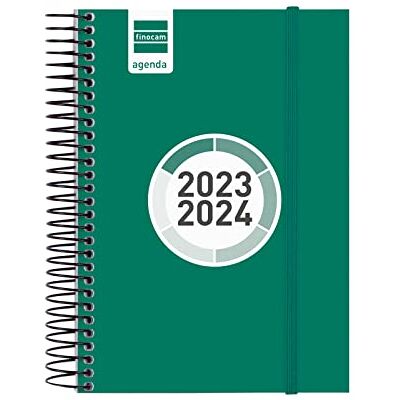 Finocam Spir Färg Agenda 2023 2024 1 Dag Sida september 2023 augusti 2024 (12 månader) Grön Spanska Finocam Spir Färg Agenda 2023 2024 1 Dag Sida september 2023 augusti 2024 (12 månader) Grön Spanska